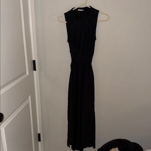 Mango Elegant Black Sleeveless Maxi Dress